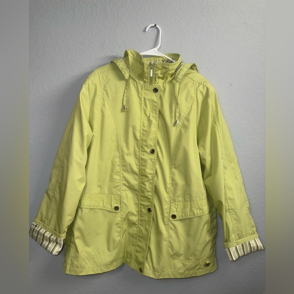 Kids Yellow Hooded Jacket